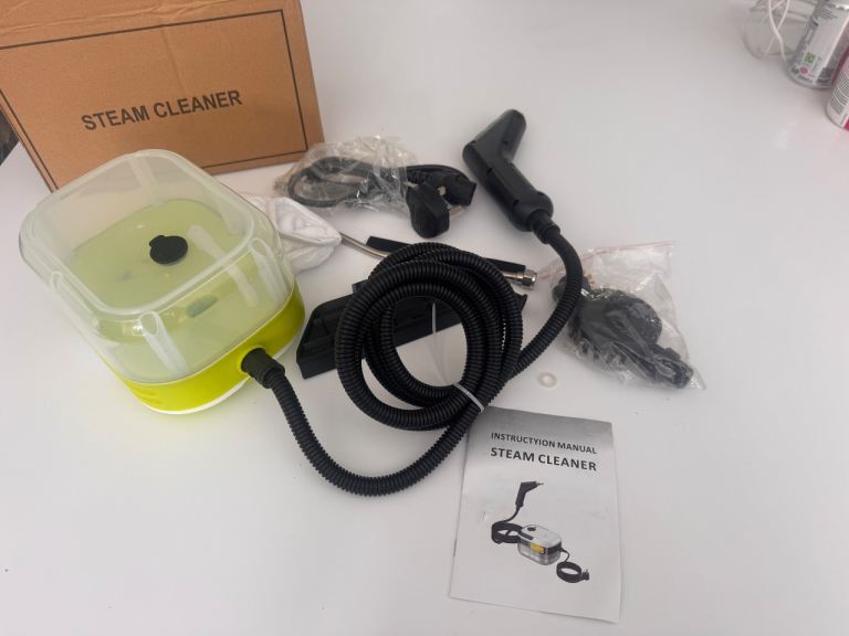 New Steam Cleaner with Accessories and Manual