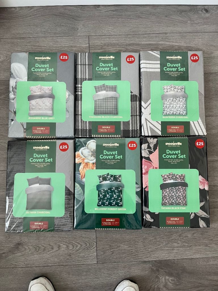 New double duvet sets 