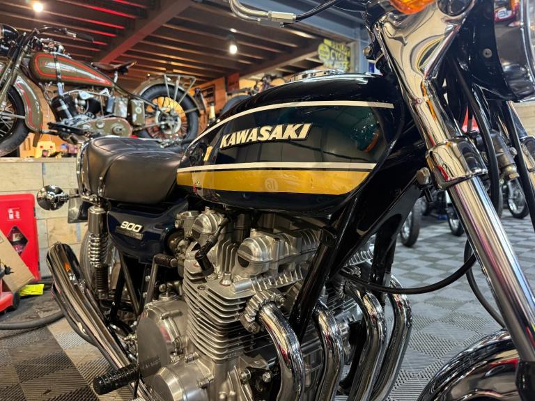 1974 Kawasaki Z1 B 900, restored and owned by Allan Millyard, outstanding, px 