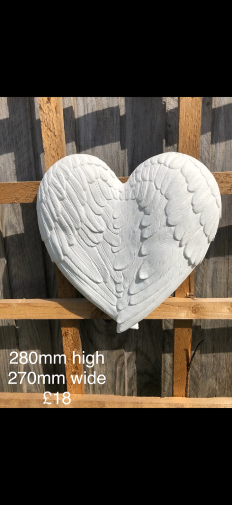 Heart angel wings 