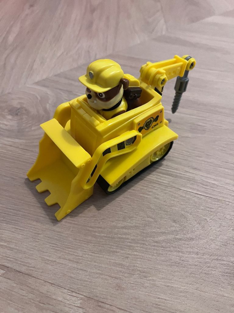 Paw patrol excavator truck toy 