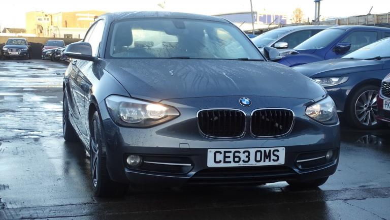 BMW 1 SERIES 2.0 118d Sport 3-door Grey Auto Diesel 2013