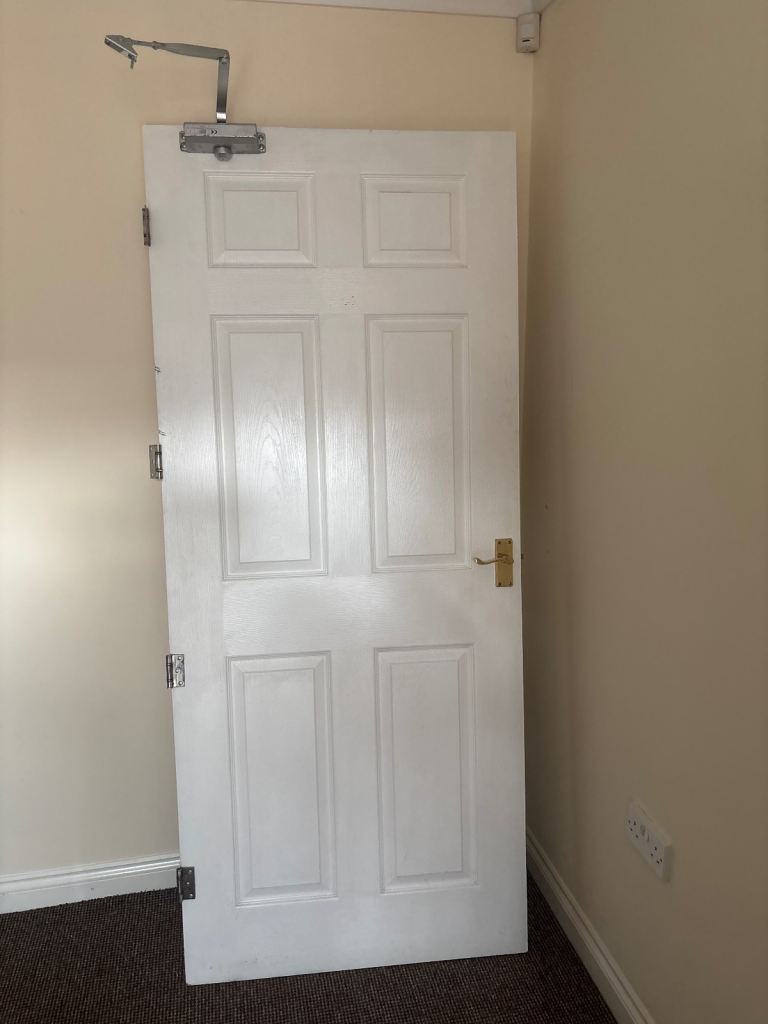Heavy Duty Internal Fire Door with Closer – Good Condition