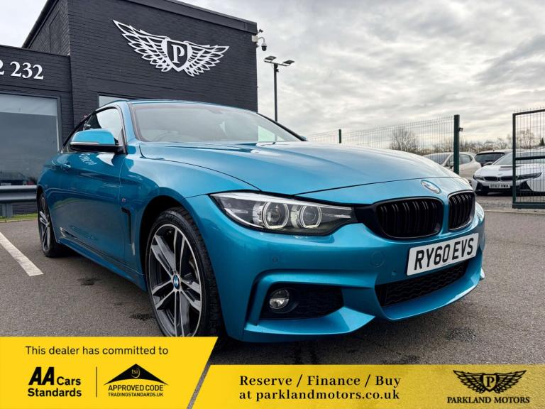 2017 BMW 4 Series 2.0 420i xDrive M Sport Auto 4WD 2dr Coupe Petrol Automatic