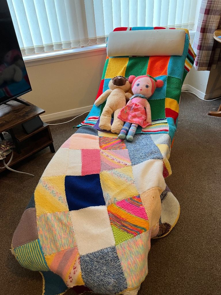 Antique/ vintage 70ish Chaise Longue 