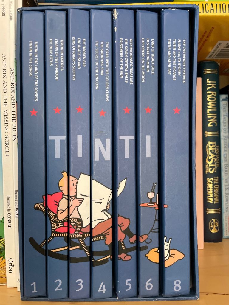 Tin tin comic books
