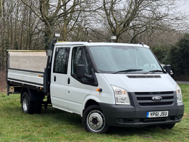 FORD TRANSIT X LWB 2.4 TDCI RWD TWIN WHEELER CREW CAB 6 SEATER~LOW MILES 62K