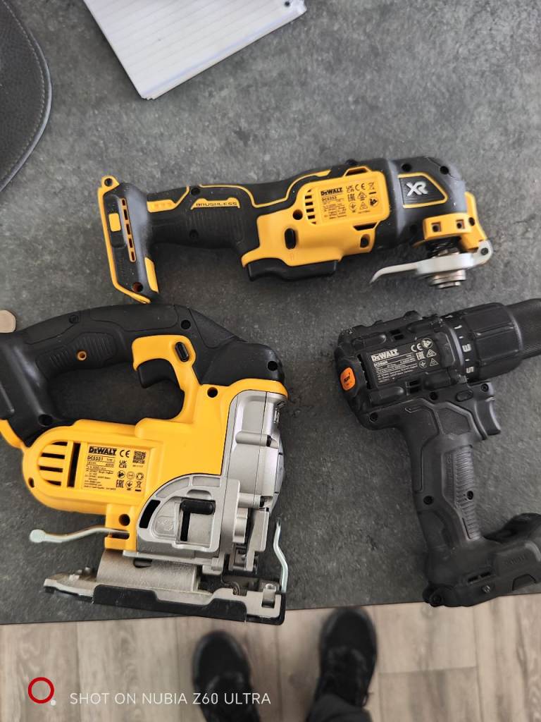 DeWalt XR Power Tool Set - Drill, Jigsaw, Multi-Tool