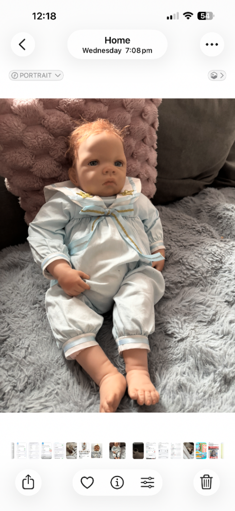 Ashton Drake Galleries Reborn Doll "Anchors Aweigh Andrew" - Good Condition