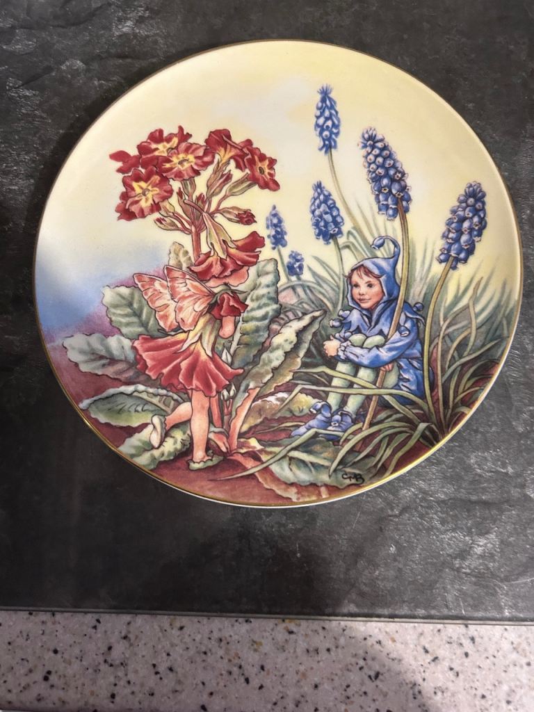 ‘Forget me not’ Flower Fairy Plate
