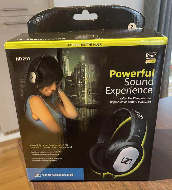 Sennheiser HD201 Personal headphones - 2 sets