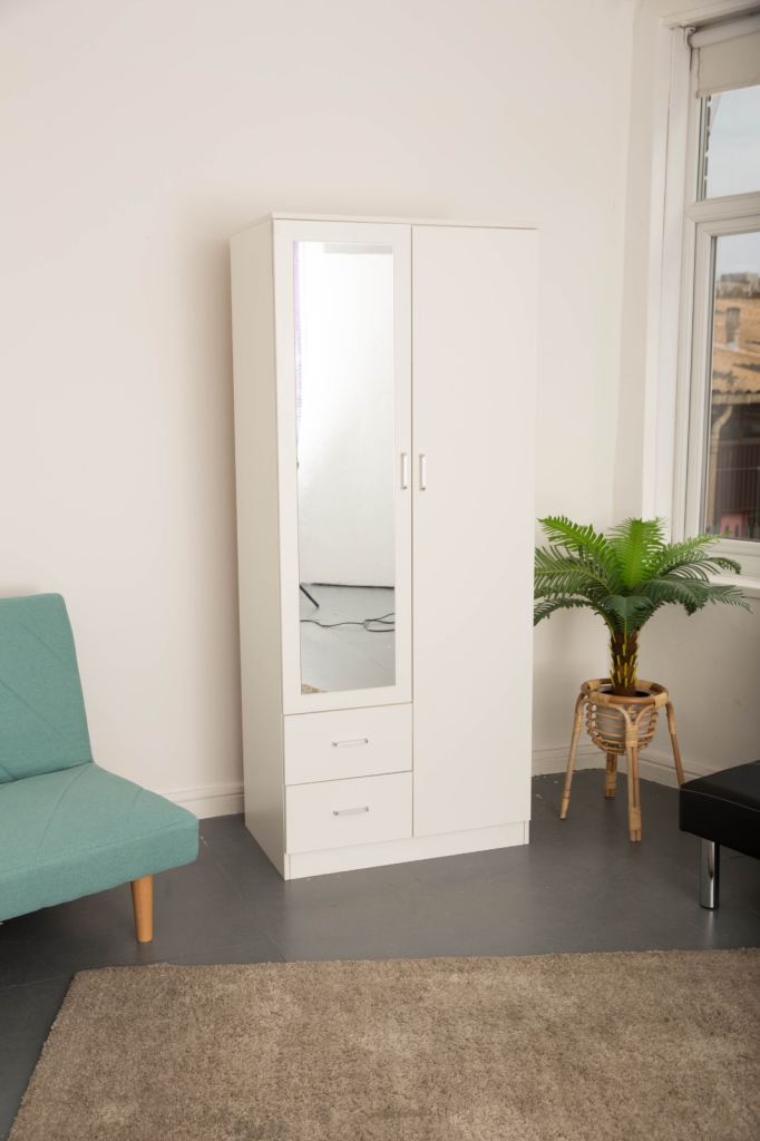 Free Delivery 2 Door wardrobe for sale Brand New Flat pack 