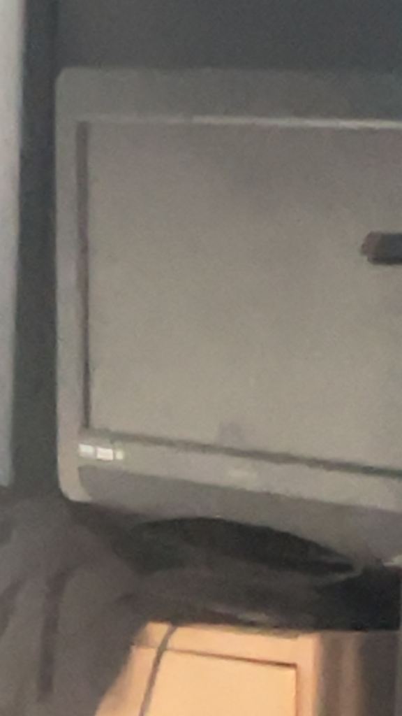 Grey TV/Monitor – Fair Condition