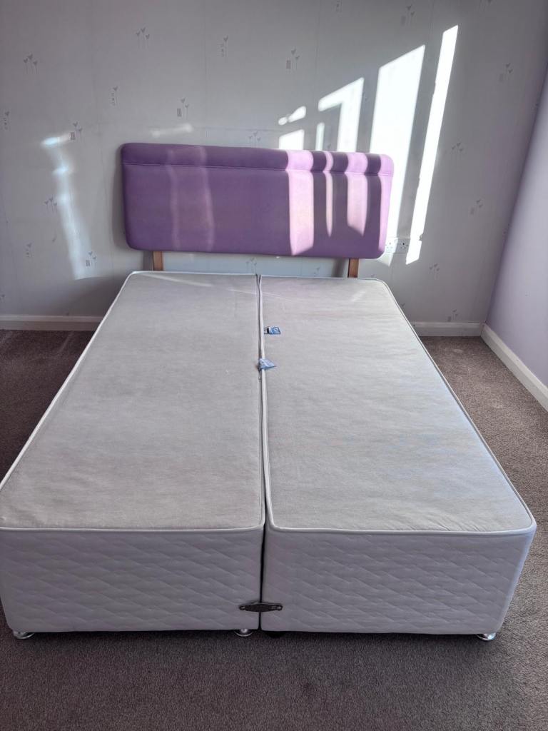 Double divan bed base- COLLECTION FROM HENBURY BRISTOL 