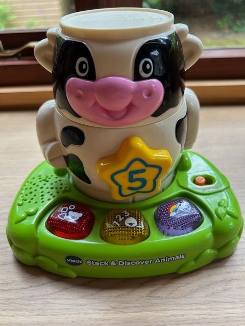 Vintage Vtech Stack & Discover Animals