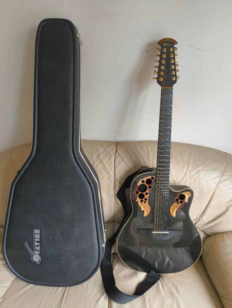 Ovation adamas electro acoustic 12 string guitar