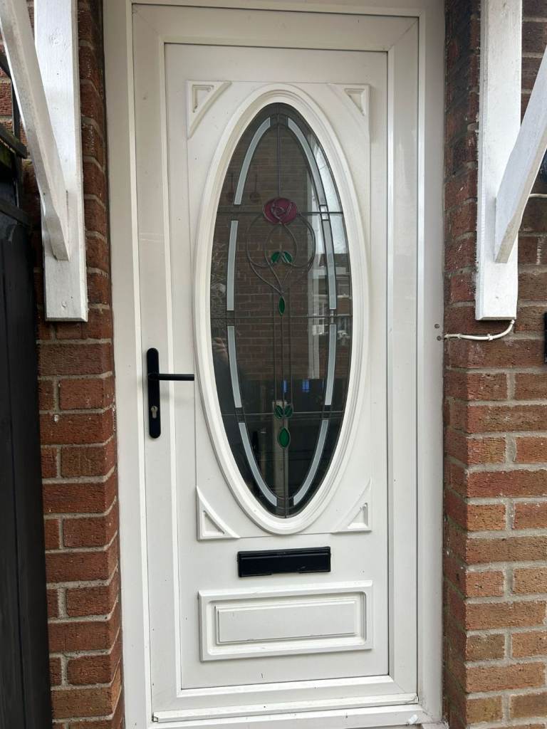 White uPVC Door