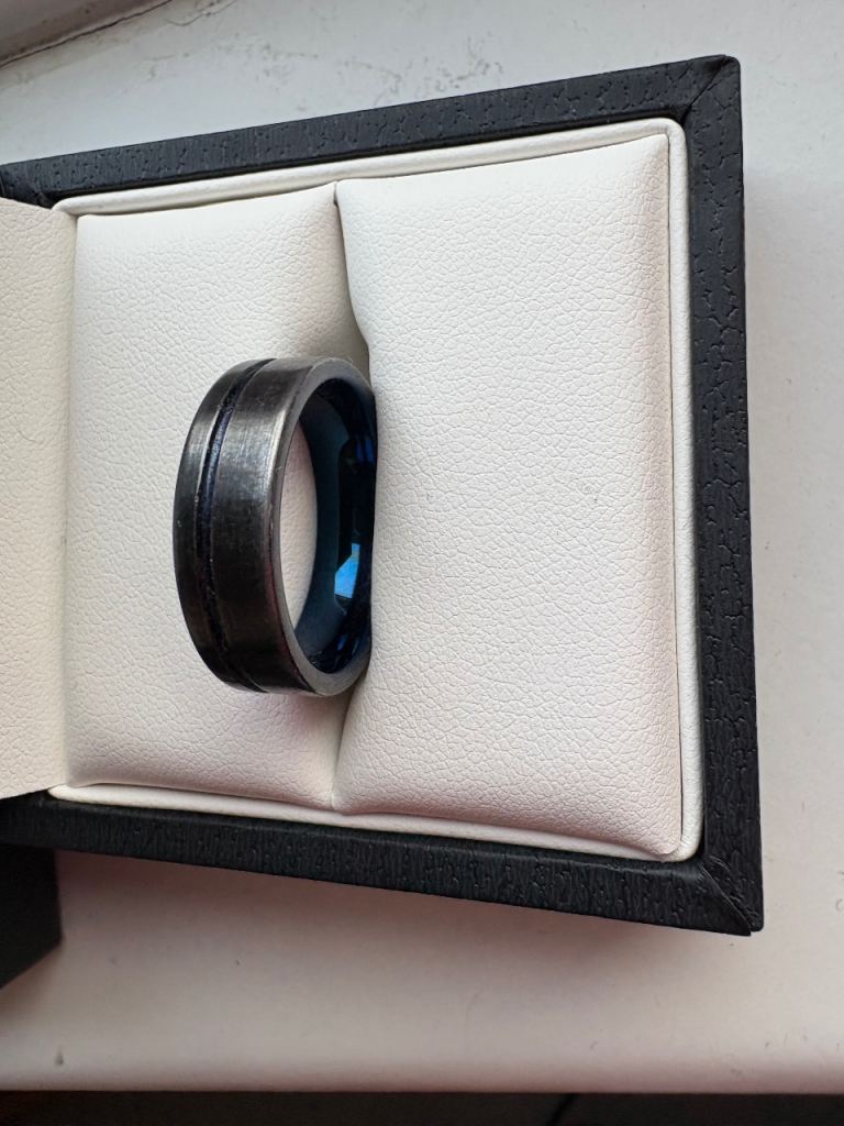 Tungsten ring men size V 