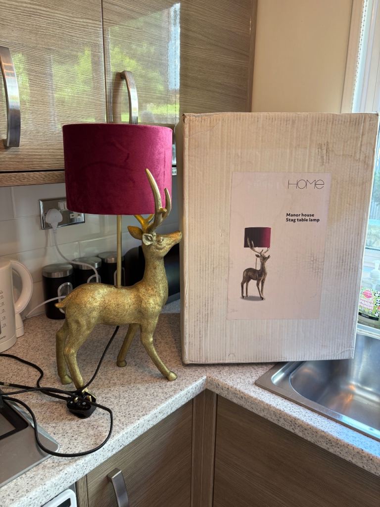 Manor House Stag Table Lamp/Light