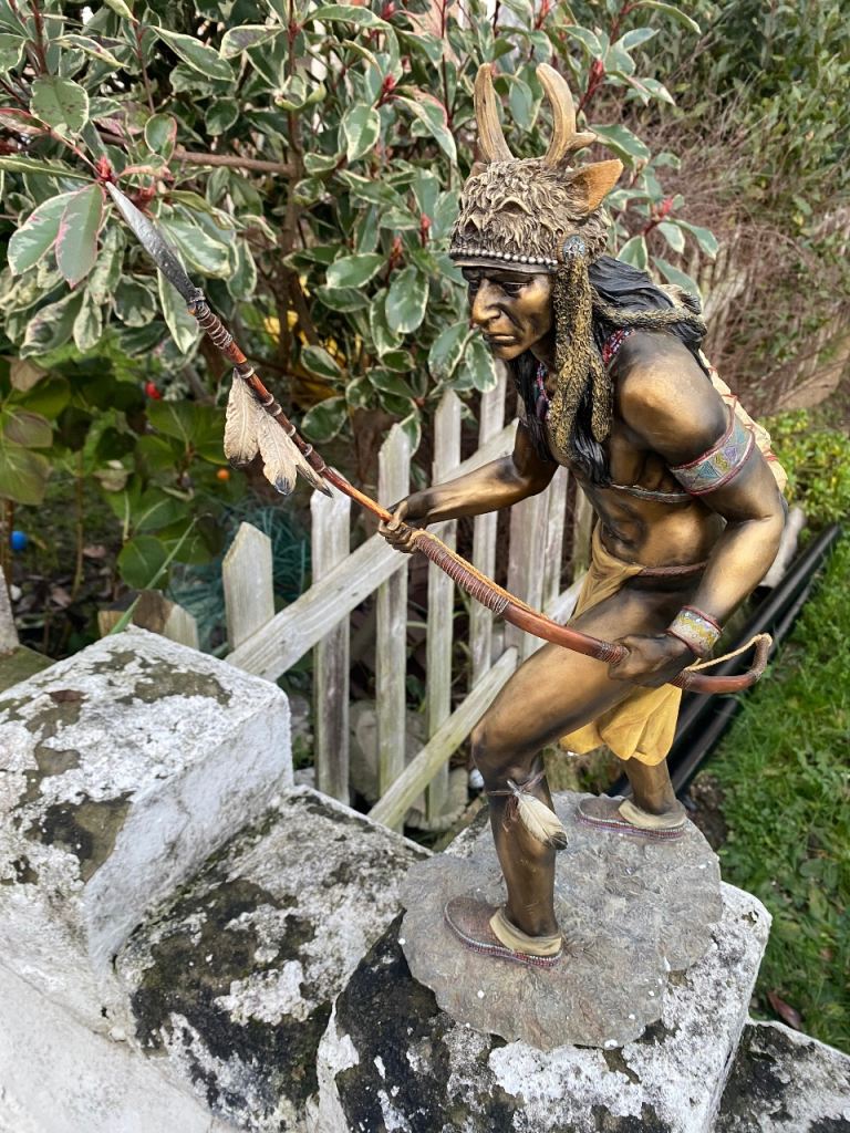Large Indian Medicine Man Statue - The Leonardo Collection, £35.00 for Sale
