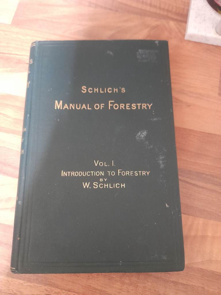 Manual of forestry book
