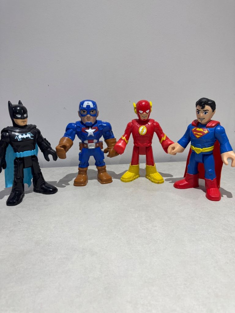 DC Comics & Marvel Super Hero Action Figures - Good Condition