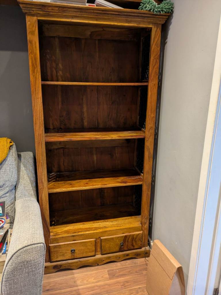 Solid Wood Bookcase 