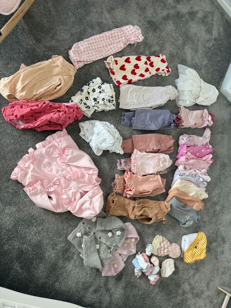Baby Girl Clothes Bundle Age 12-18 Months 25+ Items