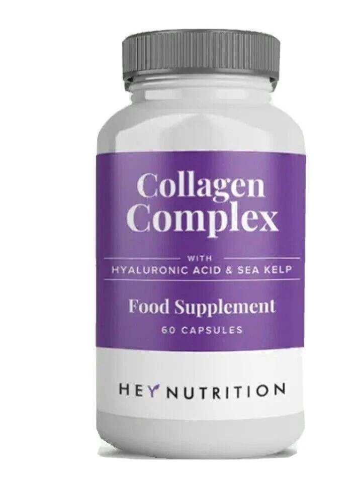 HEY NUTRITION COLLAGEN COMPLEX HYALURONIC ACID/SEA KELP