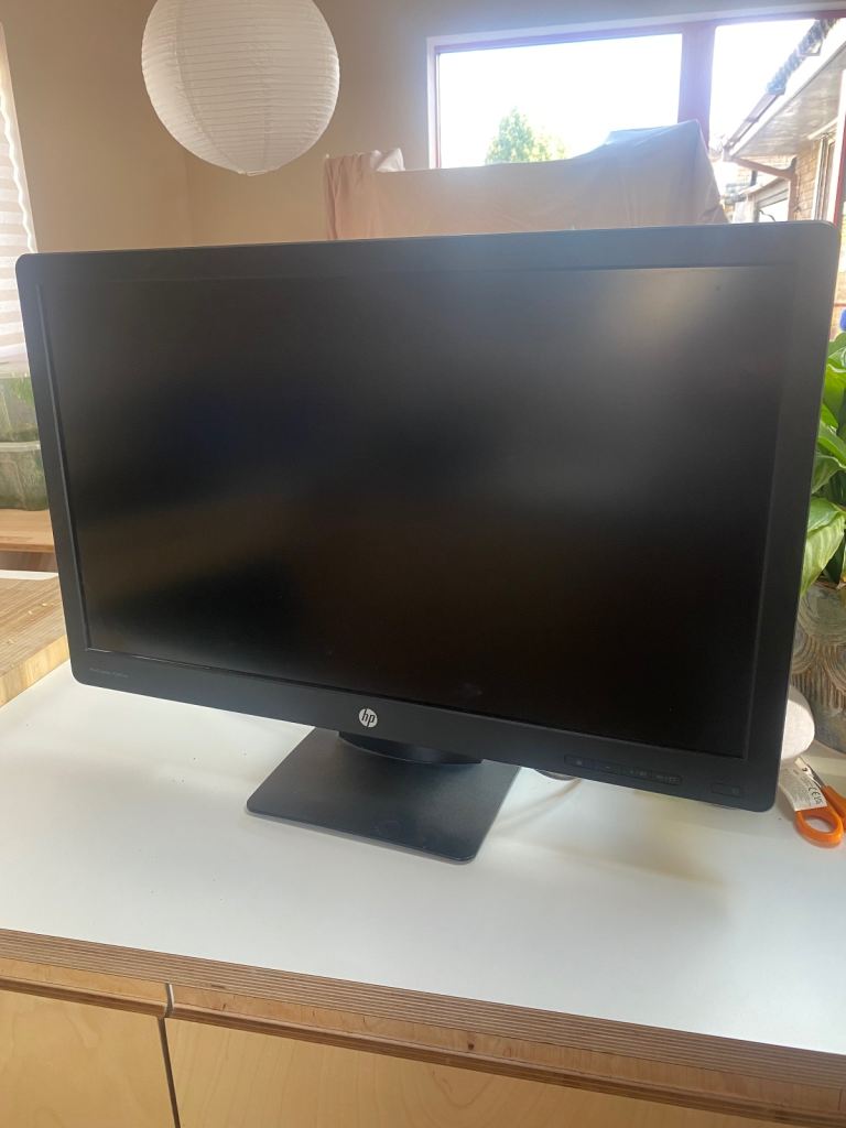 HP ProDisplay P240va 24-inch HDMI Monitor with Power Supply Computer Desktop