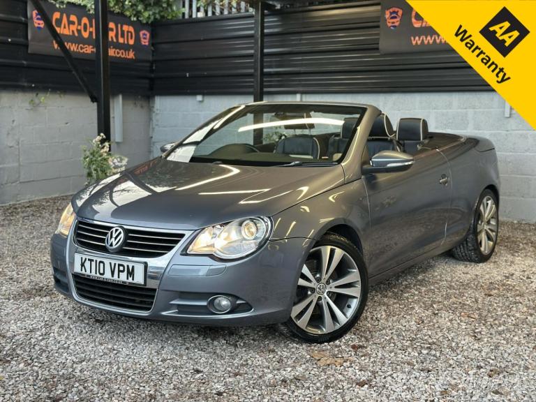 VOLKSWAGEN EOS 2.0 TDI CR Individual Grey Auto Diesel 2010+PANORAMIC SUNROOF+AUX