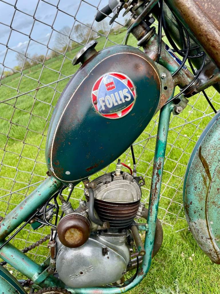 Vintage French motorcycle