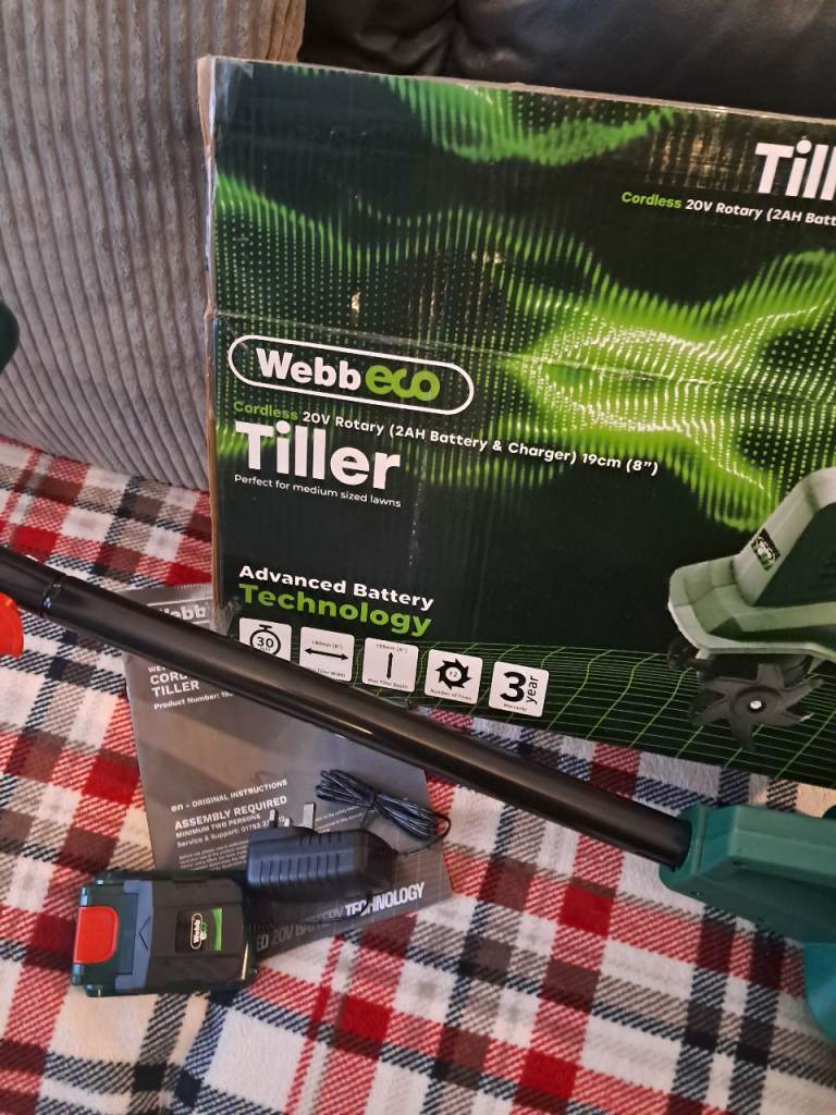 Battery tiller new