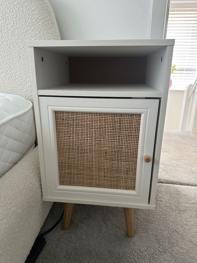 Dusk Bedside Cabinets Cream 