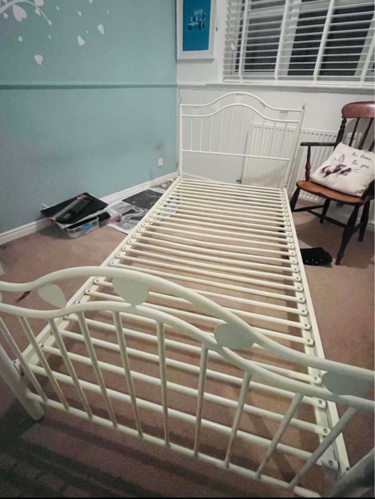 image for Single bed with mattress 