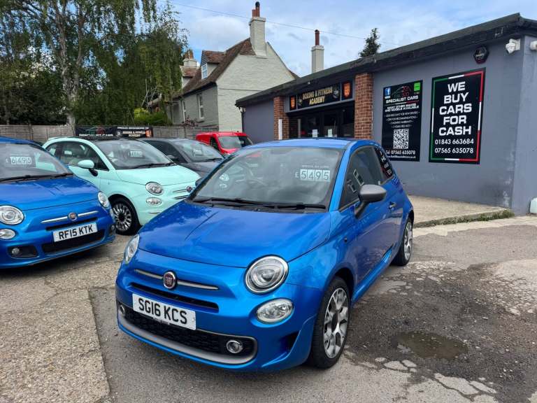2016 Fiat 500 1.2 S 3dr HATCHBACK Petrol Manual