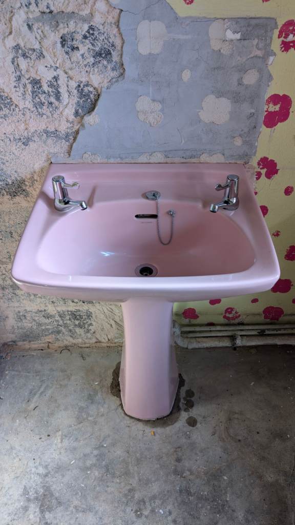 Twyfords Vintage Pink Sink