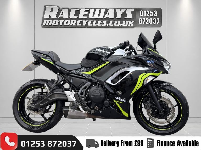 KAWASAKI NINJA 650, 2021 71 PLATE, 25198 MILES, BLACK, HPI CLEAR