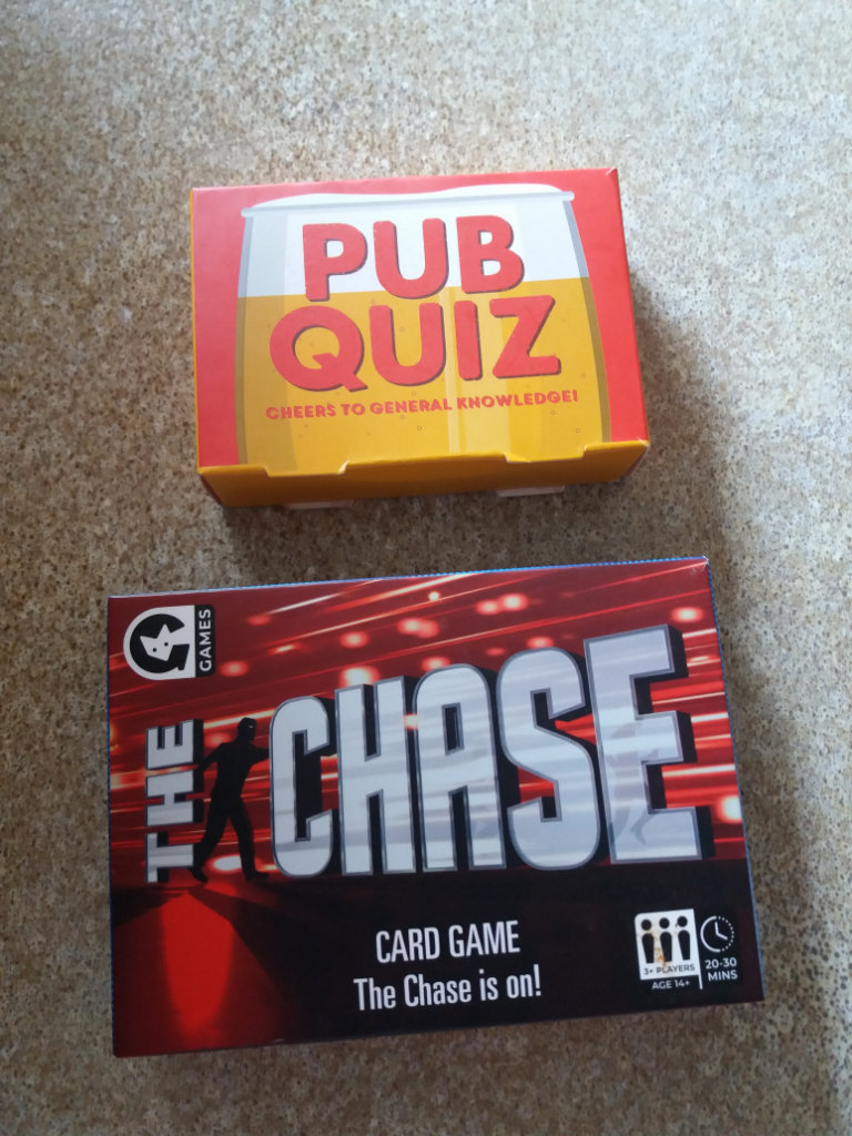 CARD GAMES (Pub Quiz and The Chase)