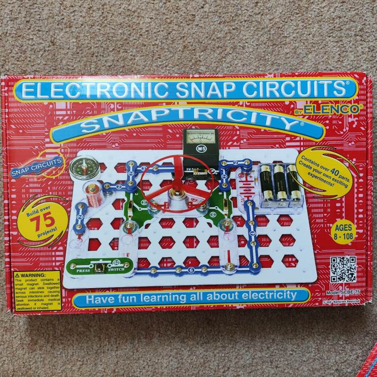 Snap Circuits Snaptricity, Electronics Exploration Kit (Stem Building), for Kids 8+