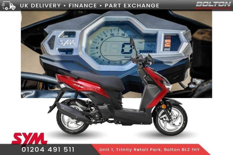 SYM JET 4 RX 50cc NEW Automatic Moped Scooter Commuter Learner Legal CBT Frie...