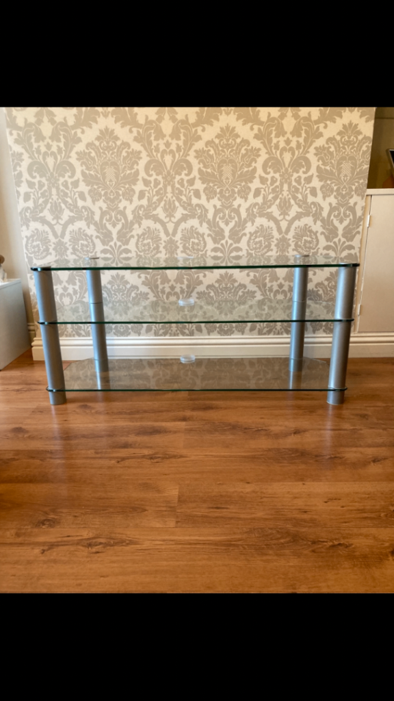 Glass Shelved TV Stand/Unit