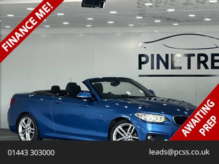 2016 BMW 2 Series 2.0 220d M Sport Convertible 2dr Diesel Auto Euro 6 (s/s) (190 ps) Convertible ...