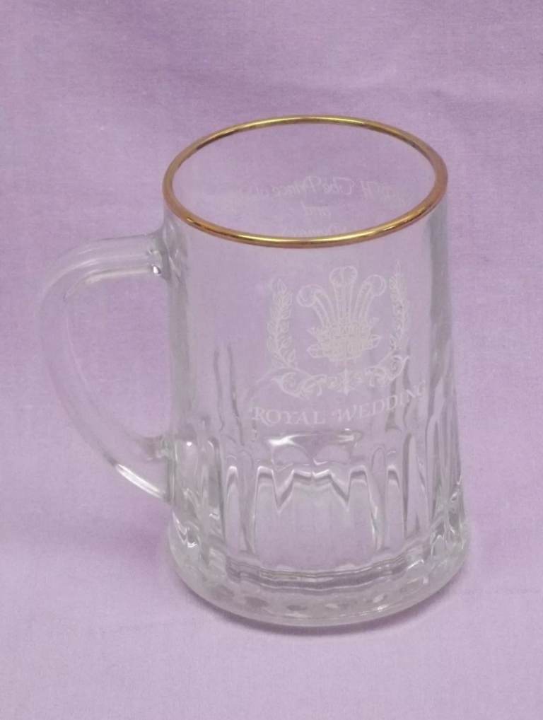 Collectible 1/2 pint tankard for the Royal wedding of Charles & Diana 1981.