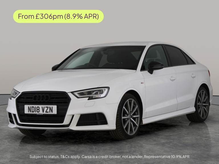 2018 Audi A3 1.5 TFSI CoD Black Edition Saloon 4dr Petrol Manual Euro 6 (s/s) (150 ps) - Saloon P...