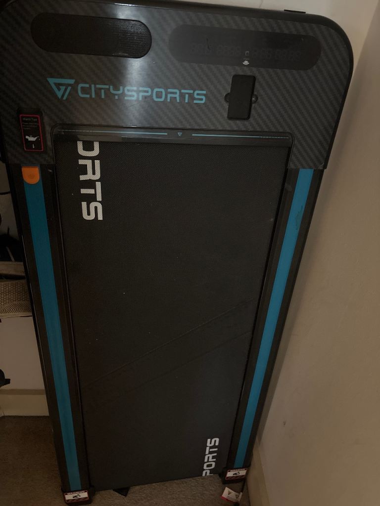 CITYSPORTS Treadmill – Good Condition, Black and Blue