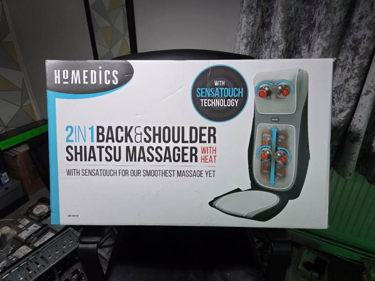 HoMedics 2 in 1 Back & shoulder shiatsu Massager with heat