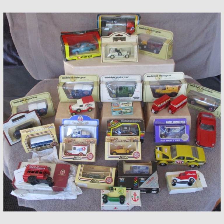 large collection of model cars vans bus fire engine Rolls Royce more, or for sale individually
