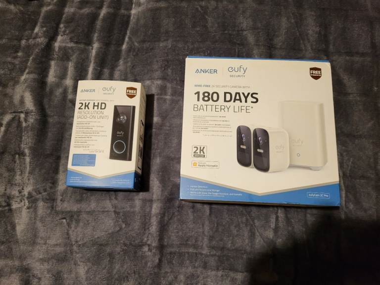 Eufy Video Doorbell and Homebase 2.