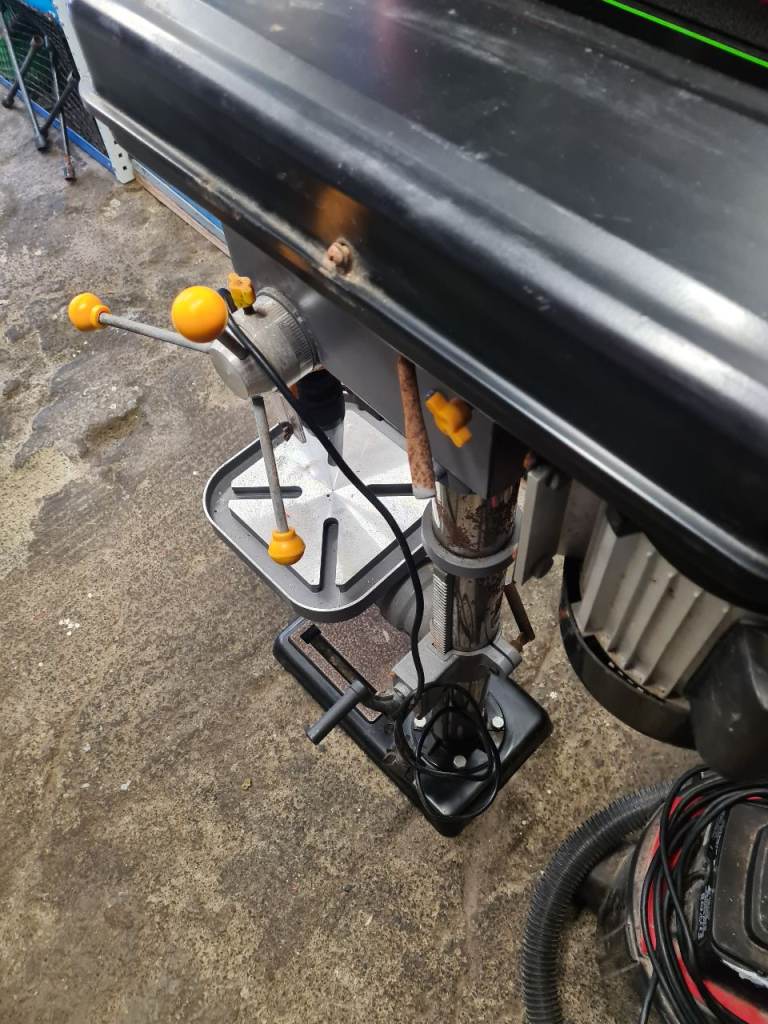 image for Titan pillar drill quite tall. Can be seen working. £40 no offers.